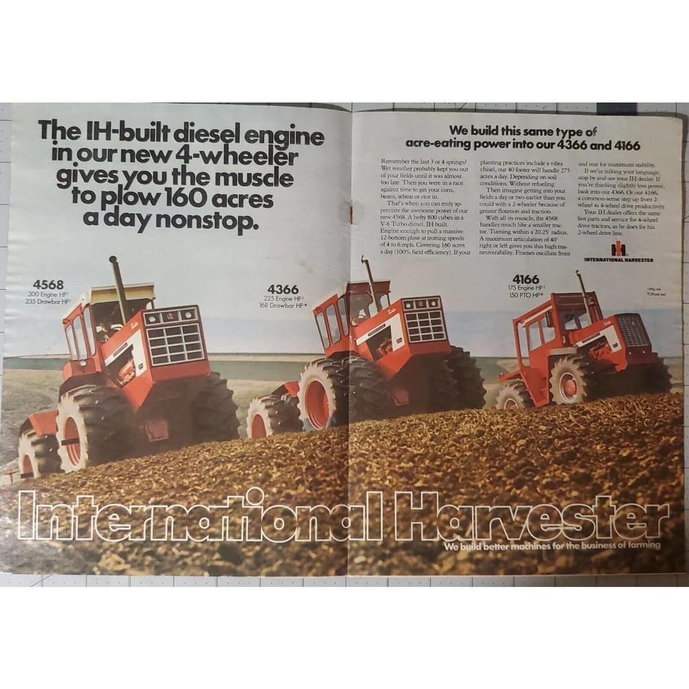 International Harvester Four Wheel Drive 66 Series Print Ad